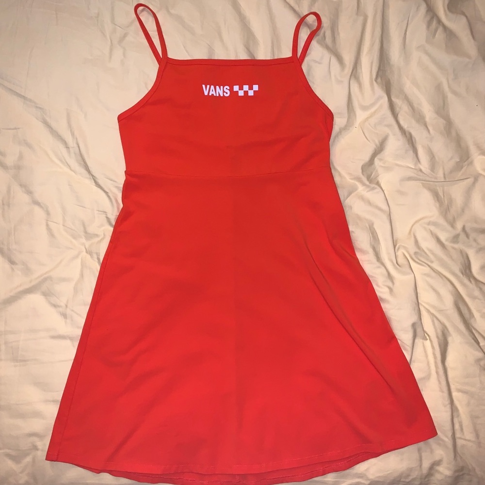 Vans orange dress